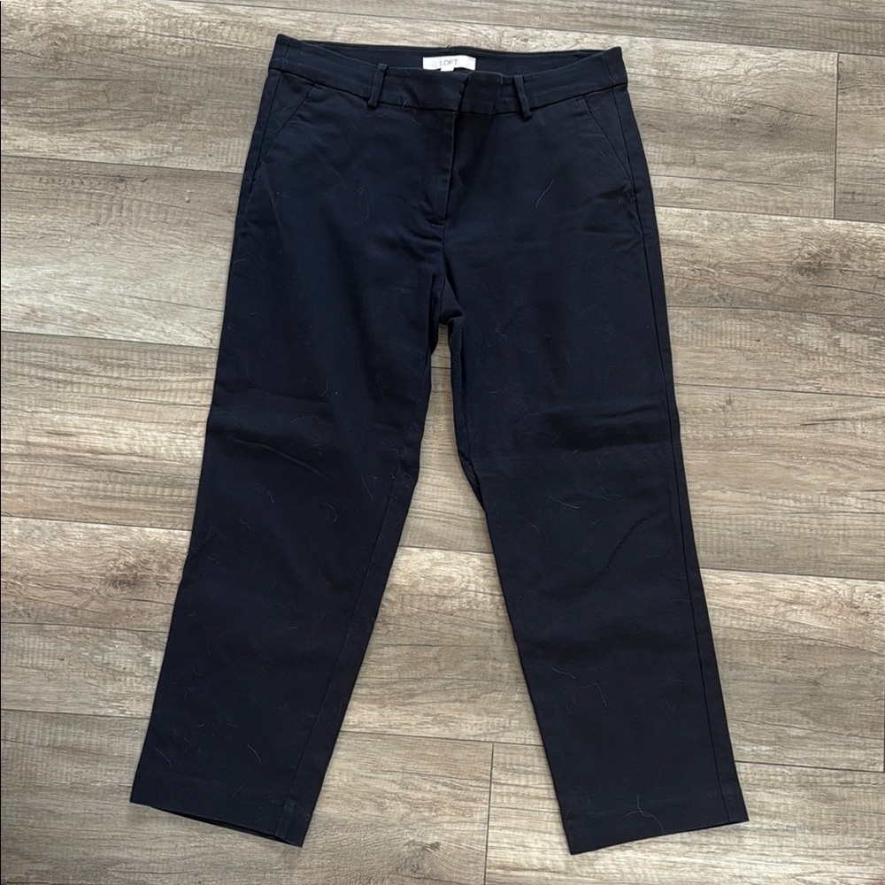 LOFT Dark Navy Trousers